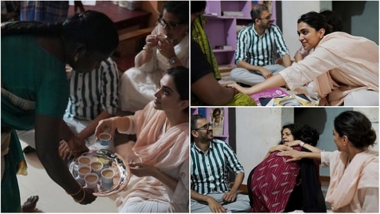 Deepika Padukone Interacts With Mental Health Patients In Tamil Nadu Village Bollywood Hindustan Times