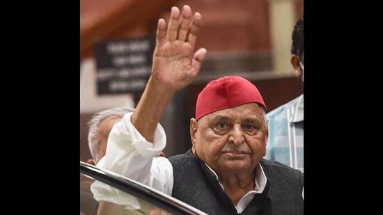 Samajwadi Party founder Mulayam Singh Yadav passed away at the age of 82 at a Gurugram hospital on Monday. (PTI file photo)