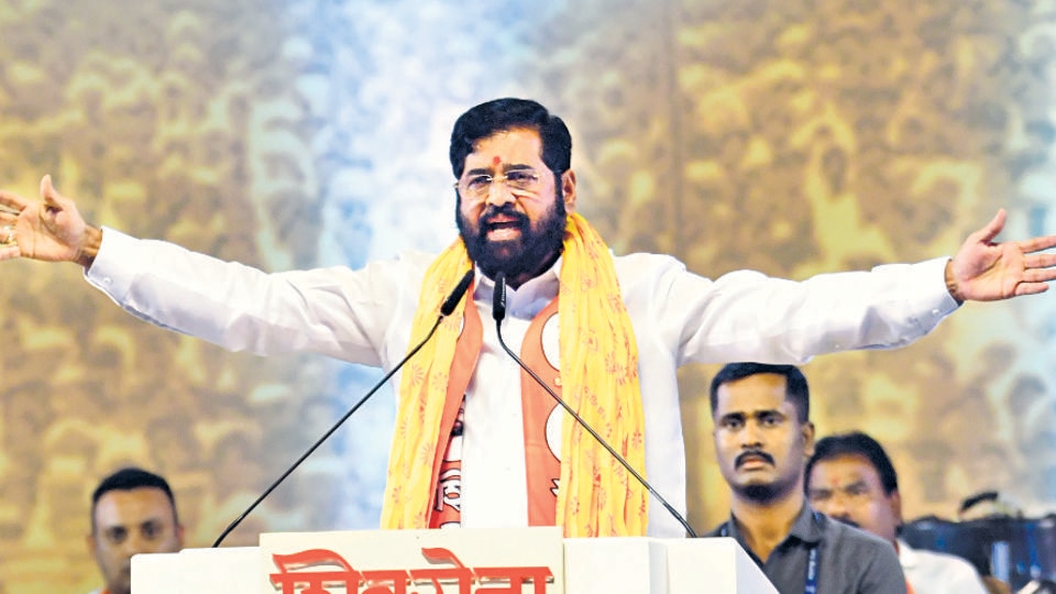 File photo of Maharashtra chief minister Eknath Shinde.