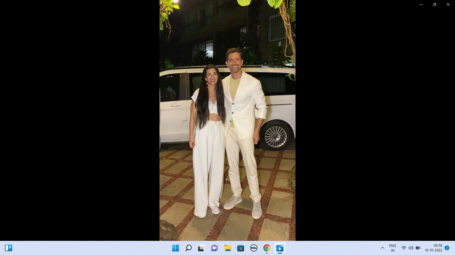 Saba Azad and Hrithik Roshan at a function on Sunday. (Varinder Chawla) Saba Azad and Hrithik Roshan at a function on Sunday. (Varinder Chawla)