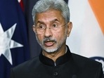 External affairs minister Subramanyam Jaishankar speaks during a press conference after a bilateral meeting at Parliament House in Canberra, Australia, on Monday. (PTI Photo) External affairs minister Subramanyam Jaishankar speaks during a press conference after a bilateral meeting at Parliament House in Canberra, Australia, on Monday. (PTI Photo)