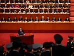 Chinese President Xi Jinping speaks during the opening session of the 19th National Congress of the Communist Party of China.
