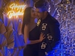 Karan Kundrra with Tejasswi Prakash.&nbsp;