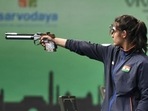 Manu Bhaker will be aiming for a top performance. Manu Bhaker will be aiming for a top performance.
