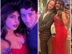Priyanka Chopra dons a sultry red gown for attending friend's wedding with Nick Jonas. Priyanka Chopra dons a sultry red gown for attending friend's wedding with Nick Jonas. 