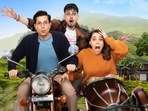 Sumeet Vyas, Maanvi Gagroo, Amol Parashar in first look poster of Tripling season 3. Sumeet Vyas, Maanvi Gagroo, Amol Parashar in first look poster of Tripling season 3.