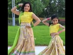 The mom and daughter perform a dance to the song Jhoome Re Gori from the movie Gangubai Kathiawadi.&nbsp;