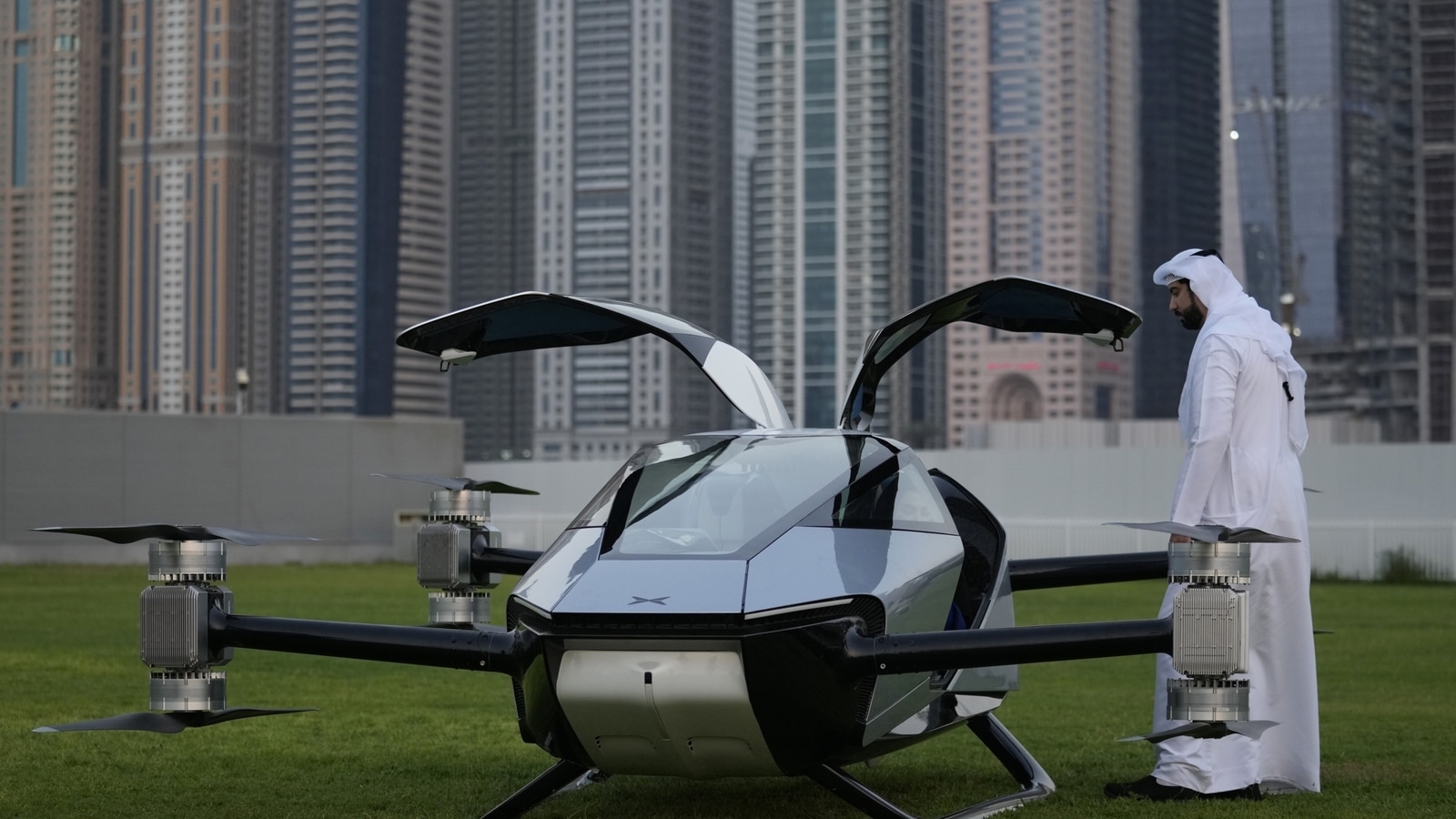 Glimpse of future? Chinese firm tests flying taxi in Dubai - Hindustan Times