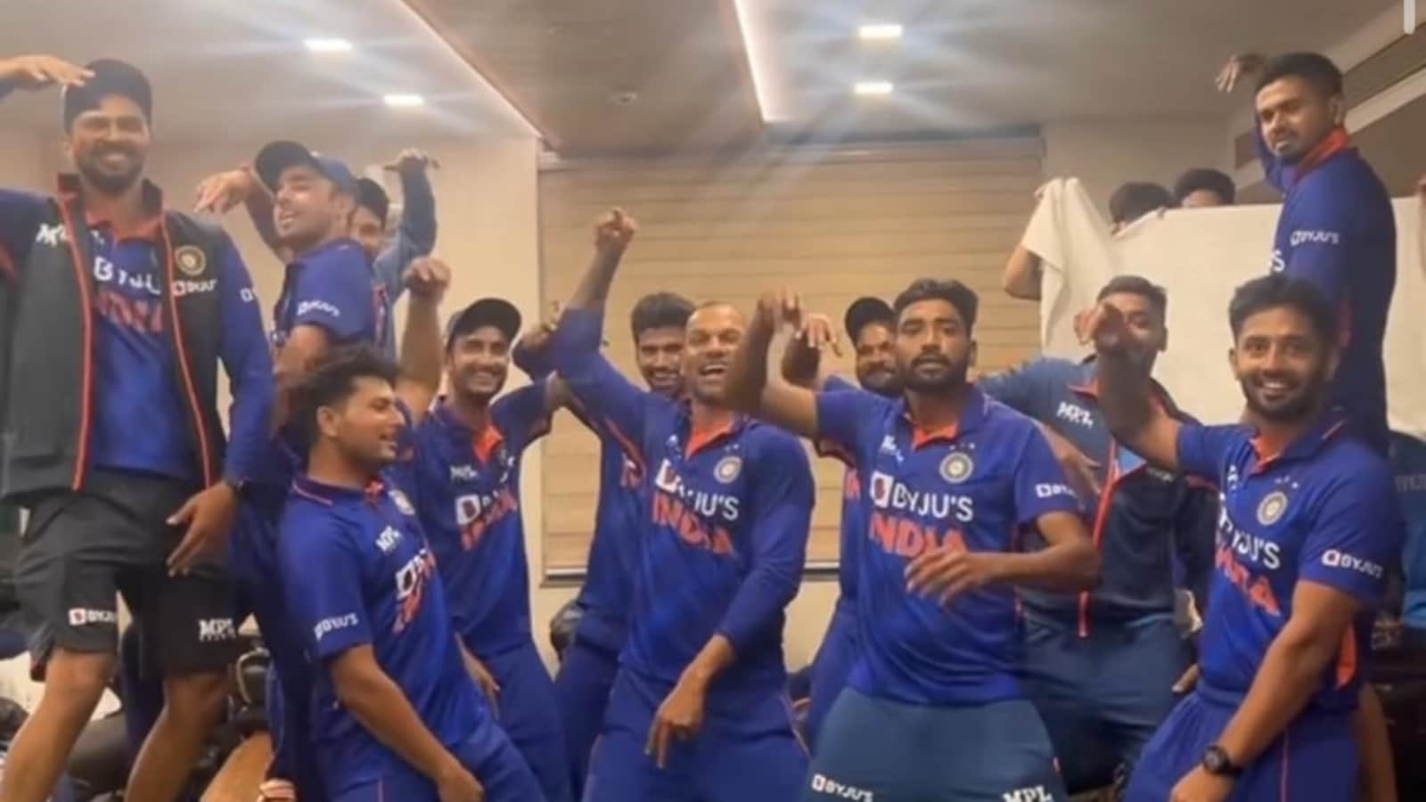 Watch: Dhawan leads India's epic dressing room celebrations after SA series  win | Cricket - Hindustan Times