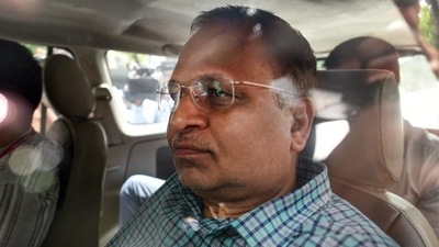 Delhi minister Satyendar Jain. (Sanchit Khanna/HT Archive) Delhi minister Satyendar Jain. (Sanchit Khanna/HT Archive)