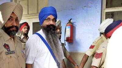 Balwant Singh Rajoana, a Babbar Khalsa terrorist was the second human bomb in case the first one would have failed in killing the Congress leader. (HT Photo)