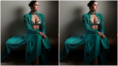 Sharvari played muse to fashion designer Anamika Khanna and picked the dazzling attire from the shelves of the designer. (Instagram/@sharvari) Sharvari played muse to fashion designer Anamika Khanna and picked the dazzling attire from the shelves of the designer. (Instagram/@sharvari)