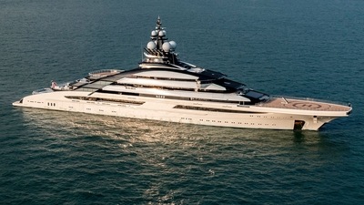 Luxury megayacht Nord, reportedly tied to billionaire Alexei Mordashov, is seen anchored in Hong Kong waters. (AFP) Luxury megayacht Nord, reportedly tied to billionaire Alexei Mordashov, is seen anchored in Hong Kong waters. (AFP)