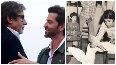 Hrithik Roshan shared an anecdote about meeting Amitabh Bachchan as a kid. Hrithik Roshan shared an anecdote about meeting Amitabh Bachchan as a kid.
