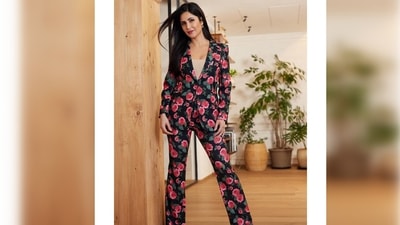 To elevate her look, Katrina Kaif paired her outfit with nude pump stilettoes by Jimmy Choo. (Instagram/@katrinakaif) To elevate her look, Katrina Kaif paired her outfit with nude pump stilettoes by Jimmy Choo. (Instagram/@katrinakaif)