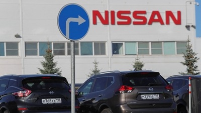 The Japanese automaker transfer its shares in Nissan Manufacturing Russia LLC to state-owned NAMI. (REUTERS)