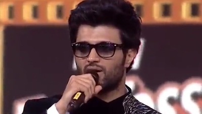 Vijay Deverakonda at SIIMA event.&nbsp;
