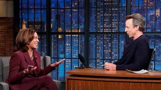 Kamala Harris: Kamala Harris talked marijuana decriminalization with Seth Meyers.