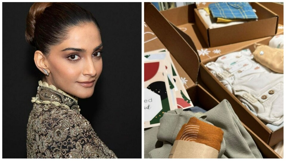 Sonam Kapoor shares glimpse of son Vayu's new clothes.&nbsp;