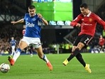 Cristiano Ronaldo in action for Manchester United.(AFP) Cristiano Ronaldo in action for Manchester United.(AFP)