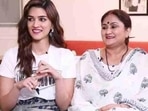Kriti Sanon with her mother Geeta Sanon.