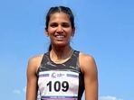 Jyothi Yarraji(Twitter/DD Sports) Jyothi Yarraji(Twitter/DD Sports)