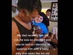 Man got surprised with a kitten.(Instagram/@elliottspeaks) Man got surprised with a kitten.(Instagram/@elliottspeaks)