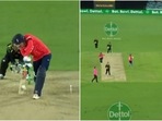 Zampa bowls a full-toss to Harry Brook Zampa bowls a full-toss to Harry Brook