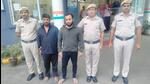 The suspects in police custody. (HT Photo) The suspects in police custody. (HT Photo)