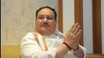 BJP national president JP Nadda during an exclusive interview with Hindustan Times, in Chandigarh on Wednesday. (Ravi Kumar/ HT Photo) BJP national president JP Nadda during an exclusive interview with Hindustan Times, in Chandigarh on Wednesday. (Ravi Kumar/ HT Photo)