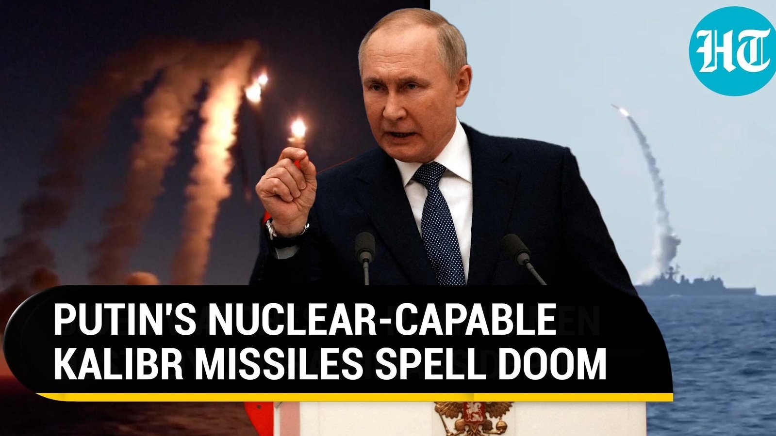 Putin goes for the kill: 12 nuclear-capable Kalibr missiles inflict ...