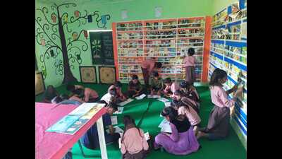 A number of teachers have developed such a library in their schools by collecting books from donors. (Pic for representation) A number of teachers have developed such a library in their schools by collecting books from donors. (Pic for representation)