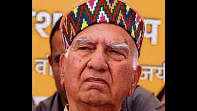 Veteran Bharatiya Janata Party (BJP) leader and former Himachal chief minister Shanta Kumar will be skipping Prime Minister Narendra Modi’s Chamba rally on October 13 due to health reasons. (HT file photo) Veteran Bharatiya Janata Party (BJP) leader and former Himachal chief minister Shanta Kumar will be skipping Prime Minister Narendra Modi’s Chamba rally on October 13 due to health reasons. (HT file photo)