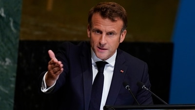 Russia-Ukraine War: Emmanuel Macron, President of France, addresses United Nations. (AP)