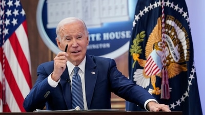 Russia-Ukraine War: US President Joe Biden speaks. (AP) Russia-Ukraine War: US President Joe Biden speaks. (AP)