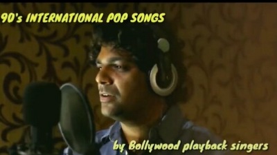 The image shows the artist who sang 90s English songs imitating famous Bollywood singers. (Twitter/@sumedhcaddy)