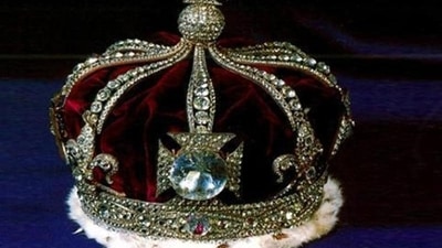 Kohinoor Diamond: The Kohinoor diamond as part of the British Monarch’s crown. (HT file) Kohinoor Diamond: The Kohinoor diamond as part of the British Monarch’s crown. (HT file)