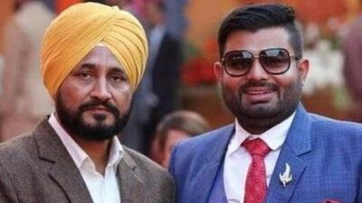 Former Punjab CM Charanjit Singh Channi and his nephew Honey, one of the key accused in the alleged illegal mining case (HT File) Former Punjab CM Charanjit Singh Channi and his nephew Honey, one of the key accused in the alleged illegal mining case (HT File)
