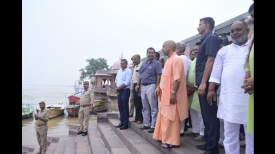 CM Yogi during one of his visits to Varanasi (HT photo) CM Yogi during one of his visits to Varanasi (HT photo)