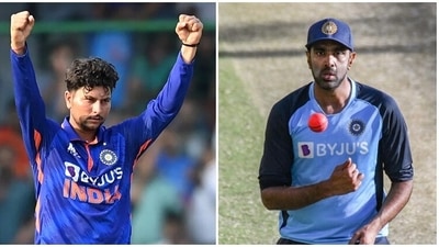 Kuldeep Yadav and R Ashwin