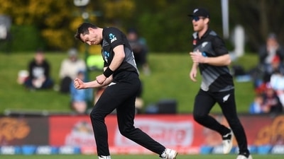 Adam Milne in action (Twitter/BLACKCAPS)