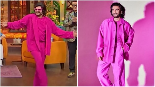 Sidharth Sharma as Ranveer Singh on The Kapil Sharma Show.