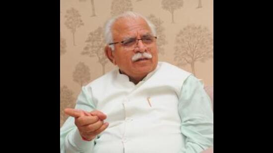 Haryana CM M Khattar along with his Cabinet colleagues will travel from Chandigarh to Ambala in the Vande Bharat train, an official spokesperson said. (HT File Photo)