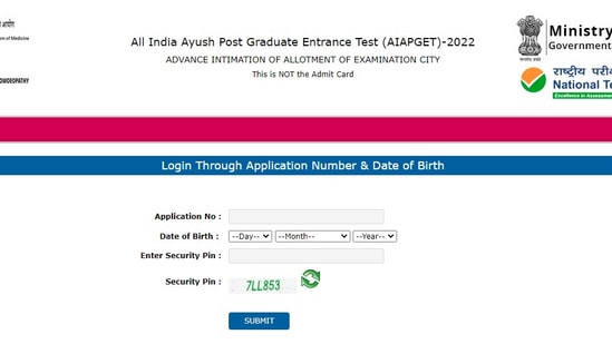 AIAPGET 2022: Interested candidates can now check and download their advance intimation slip from the official website aiapget.nta.nic.in.(aiapget.nta.nic.in)