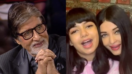 Aishwarya Rai and Aaradhya Bachchan shared a video message on KBC 14.