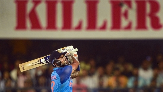 Indian batter Suryakumar Yadav(PTI) Indian batter Suryakumar Yadav(PTI)