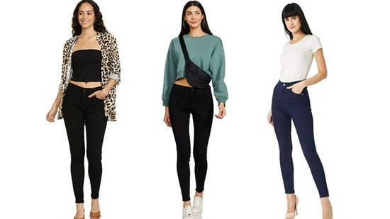 Jeans are a staple, everyday wear for women.
