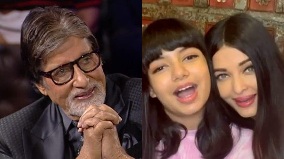 Aishwarya Rai and Aaradhya Bachchan shared a video message on KBC 14.