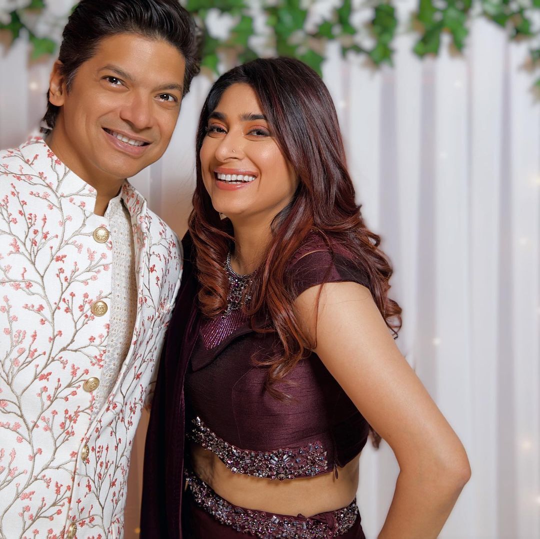 Shaan with wife Radhika
