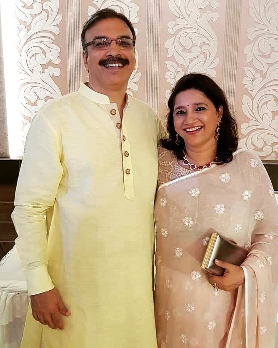 Kavita Seth with husband Dharmesh Bothra